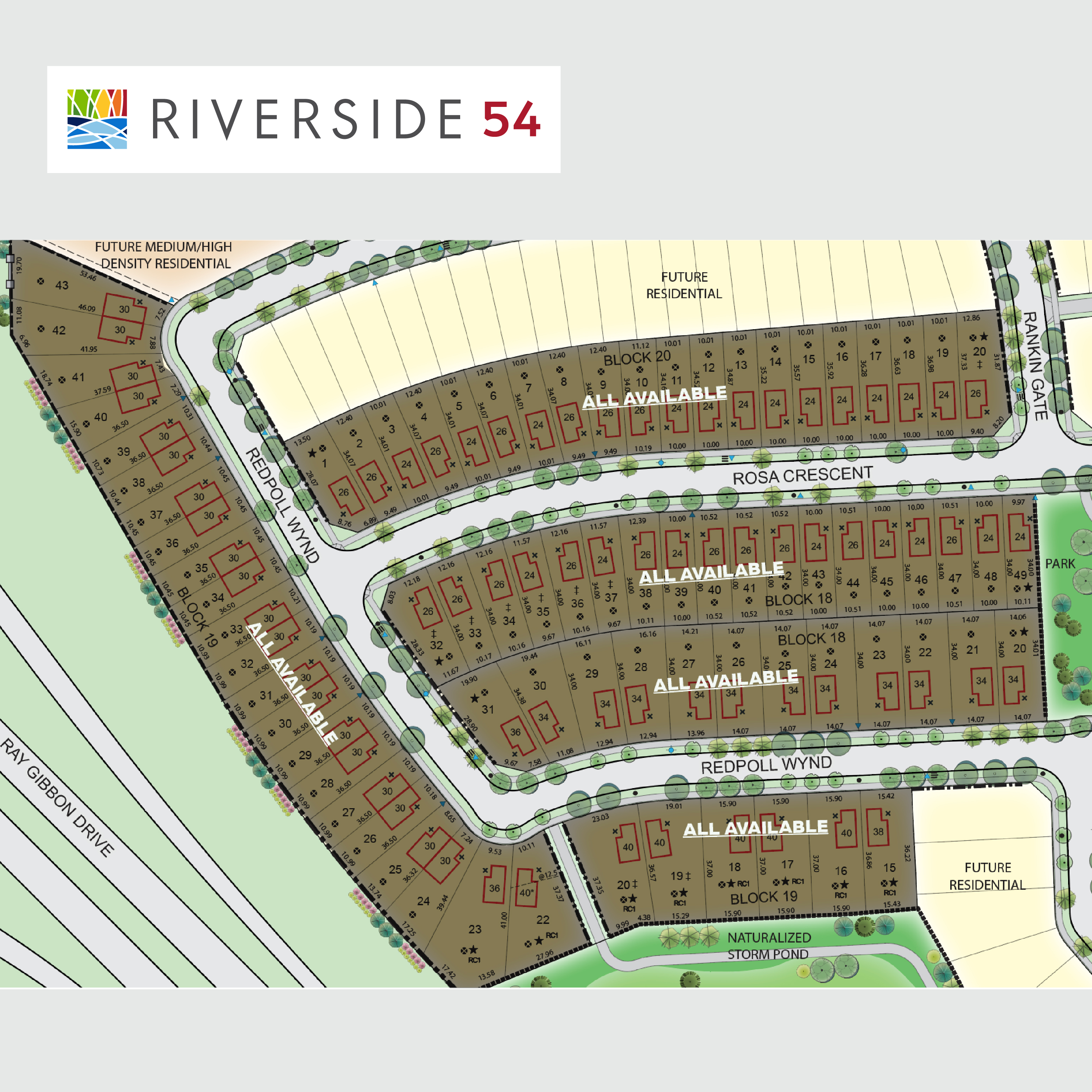 Riverside-54 Riverside 38 - UrbanAge Homes Lots Available in St. Albert