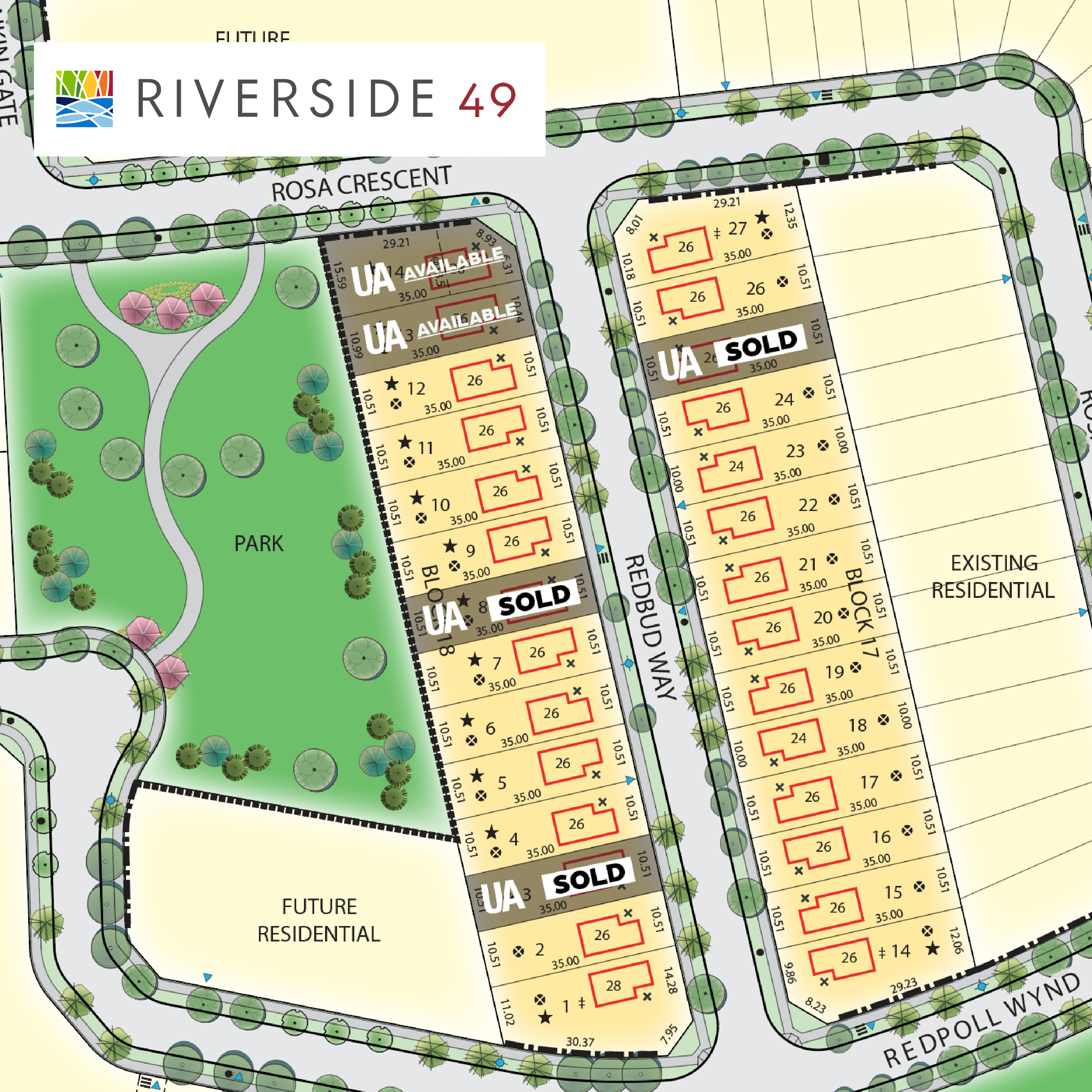 Riverside Lot Map Phase 49 Riverside Lot Map Phase 49
