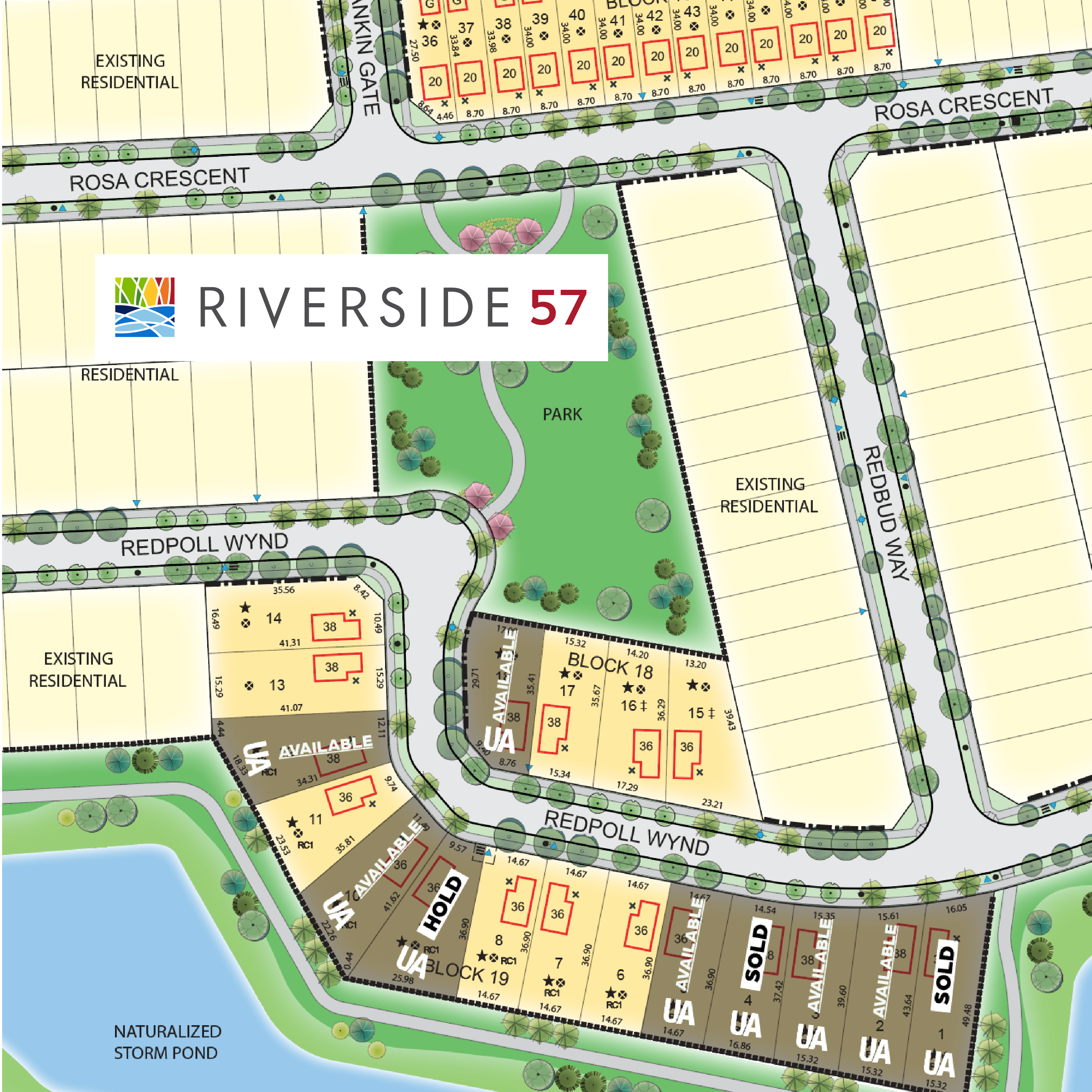 Riverside Lot Map Phase 57 Riverside Lot Map Phase 57